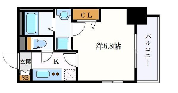 プレサンス広小路通パルスの物件間取画像